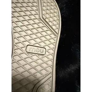MOU - Eskimo Sneaker with Bold Rainbow Stitching in Nubuck True White 6 shoes thumbnail 7