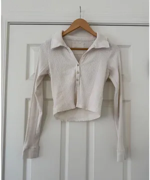 Aerie Ribbed Knit Top Medium thumbnail 1