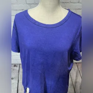 NWT Aerie distressed look t shirt size XL thumbnail 2