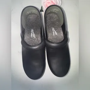 Dansko Black Slip-On Clogs thumbnail 6