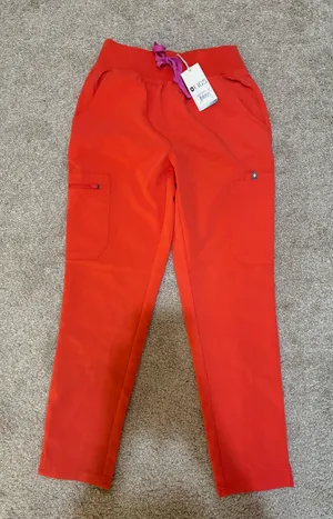 FIGS Pants Scrub peach pink  thumbnail 1
