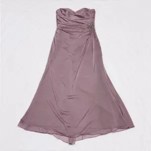 Vintage Jim Hjelm Occasions Style 5128 Mauve Chiffon Rhinestone Formal Gown thumbnail 1