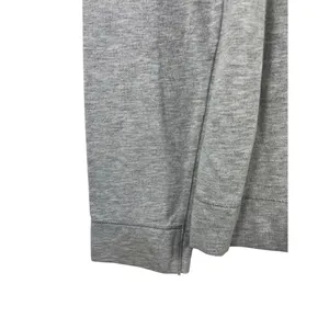 Nike 90s Y2K Light Gray Hooded Pullover Kangaroo Pocket Long Sleeve Top XL thumbnail 3