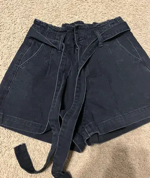 American Eagle Jean Tie Shorts thumbnail 1