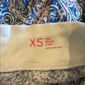 Lilly Pulitzer The Beach Pant Linen Size XS thumbnail 3