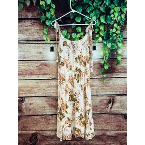 Reformation Twilight Midi Dress Floral Bella Sundress Boho Earth Tones Size 6 thumbnail 5
