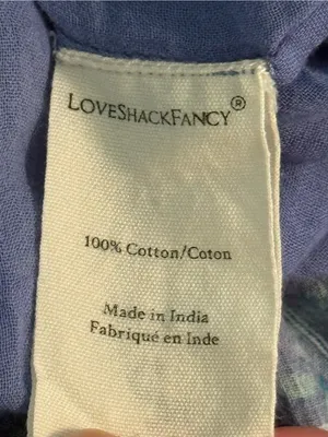 LoveShackFancy Ruffle Mini Skirt in Summer Blues thumbnail 5