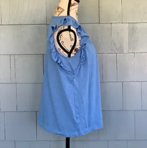 LOFT Ruffle Sleeve Blouse thumbnail 3