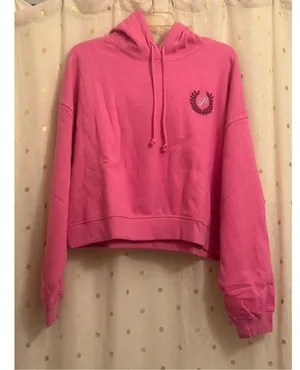 PInk VS - Everyday Fleece Cropped Hoodie - XLarge/Pink thumbnail 6