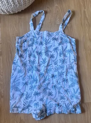 Show Me Your MuMu Blue Palm Jumpsuit thumbnail 1