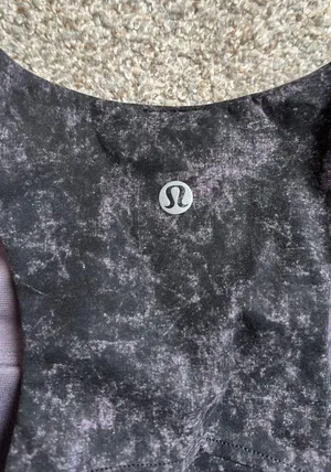 Lululemon Gray Pattern Tank thumbnail 4
