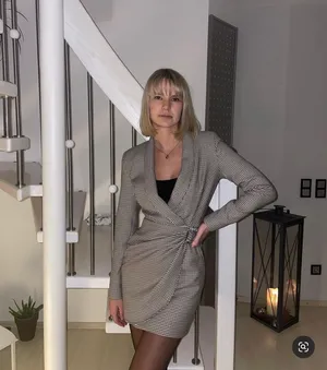 ZARA Houndstooth Blazer Dress thumbnail 7