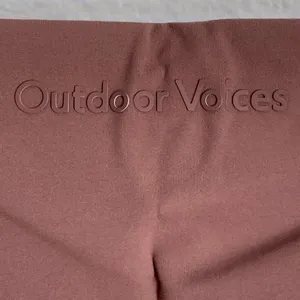 NWT Outdoor Voices Zoom 8"‎ Biker Shorts in Deep Taupe thumbnail 4