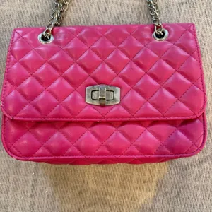 Express Hot Pink Quilted Chain Strap Shoulder Bag Purse Y2K thumbnail 2