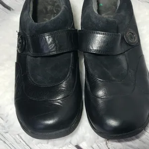 Dansko slip on black clog mule nursing career shoes sz 9 thumbnail 3
