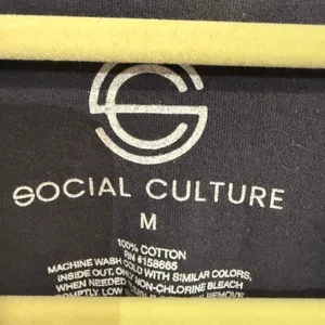 Social Culture Gray Nashville Hillsboro Village Guitar Graphic Tee Sz M thumbnail 5