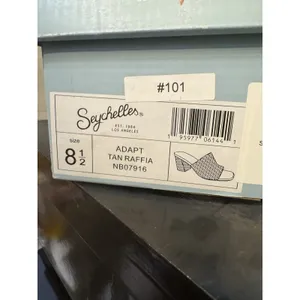 Seychelles Adapt Raffia Mules Sandal Natural Size 8.5 Beachy Coastal Neutral thumbnail 10