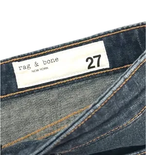 Rag & Bone Drea Low-Rise Short denim cutoff frayed hem Jean shorts size 27 thumbnail 6