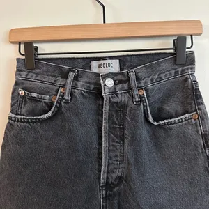 AGOLDE High Rise 90s Pinch Jeans - Black- Size 23 thumbnail 9