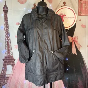Lululemon Miss Misty Jacket II Zip Up Womens Black Size 4 Waterproof Hood Run thumbnail 3