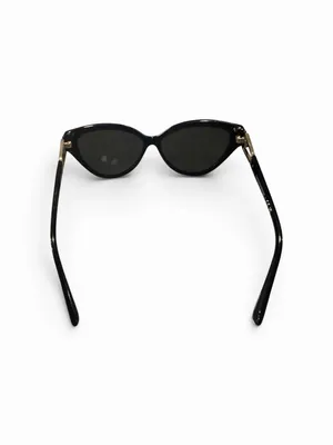 Emporio Armani Black‎ Cat-Eye Sunglasses with Case and Accessories thumbnail 6