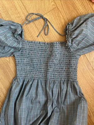 Hill House Athena Nap Dress - Tai Check XS thumbnail 4