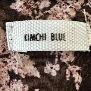 Urban Outfitters Kimchi Blue Babydoll Navy Floral Tiered Mini Lined SZ L #2423 thumbnail 9