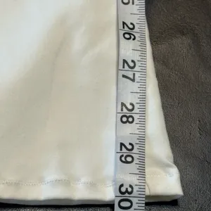 White Fox Boutique Cream Wide Leg Pants with Silver Buckles Size XL thumbnail 15