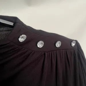 Lane Bryant Rhinestone Womens Top Sz 18/20 Glam Party Workwear Witchy Mockneck thumbnail 4