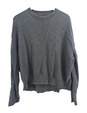Daily Ritual Sweater Womens XXL Crewneck Gray Cotton Long Sleeve EUC thumbnail 1