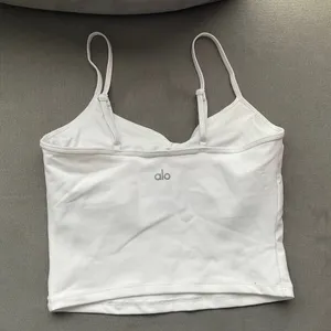 Alo Yoga Airbrush Refined Bra Tank White XS thumbnail 5