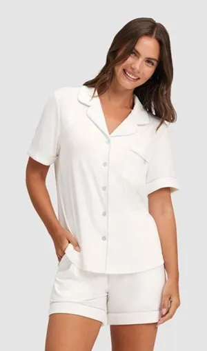 Cozy Earth White Women's Pajama top thumbnail 1