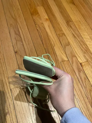 Jeffrey Campbell Fluxx In Green Mint colorful kitten low heel y2k square coquett thumbnail 6