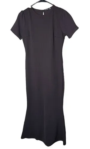 Nasty Gal The Come A‎ long Way Dark Brown Bodycon Midi Dress Size 8 NWT thumbnail 1