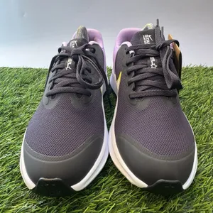 Nike Tanjun Star Runner Youth Sz 6.5Y Black/Purple DA2776-500 New thumbnail 4
