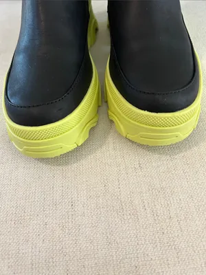 Sorel BREX Boot Chelsea Waterproof, Black/Yellow size 7.5, NEW WITH BOX thumbnail 8