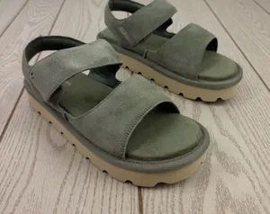 Koolaburra by UGG Women's Tizz Suede Slide Sandals US9 Limewash $80 thumbnail 1