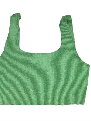Lelis Collection Green Cropped Top Size Large thumbnail 1