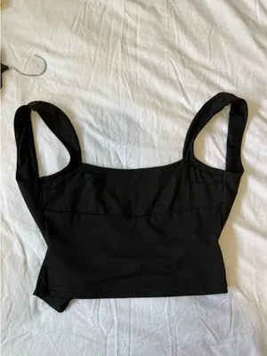 black princess polly tie back top thumbnail 2