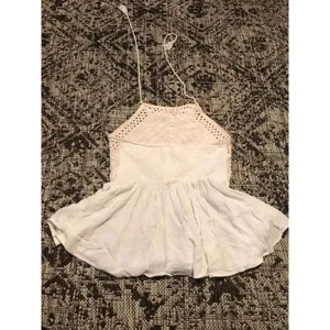 O'neill crochet‎ halter top flowy- size XS cream thumbnail 4