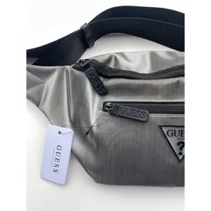 Guess silver Copper Tone Hardware Fanny Pack Belt Bag thumbnail 12