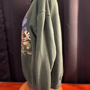 Vintage BJ Designer Victorian Children Christmas Sweatshirt Green XL thumbnail 3