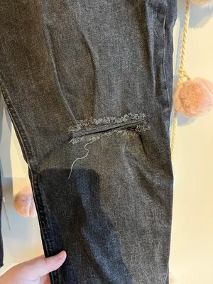 Old Navy black  jeans thumbnail 2