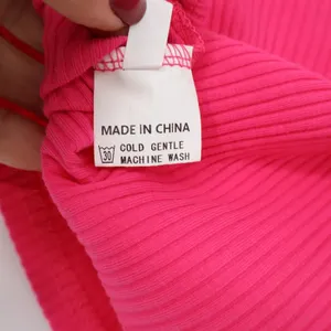 Unbranded Crop Top Womens S One Shoulder Ribbed Hot Pink Asymmetrical Excellent thumbnail 3
