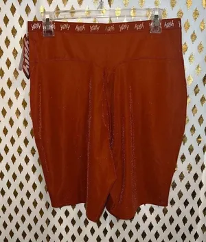 NWT YITTY Spotlight Shaping High Waist Shorts Shimmered Baddest Brown Size XL thumbnail 1