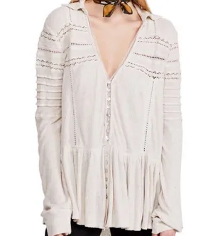Free People Set to Stun White Top thumbnail 3