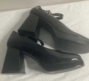 Steve Madden satin mingle platform Mary Jane chunky heel Square Toe 90's Y2K thumbnail 1