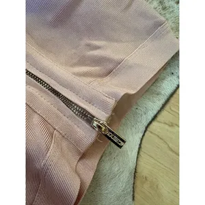 House of CB Ramah blush pink bandage‎ dress Size XS thumbnail 10