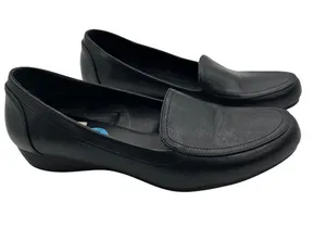 Clarks Size 10W Flex Step Clasic Stylist Black Comfort Shoes thumbnail 1