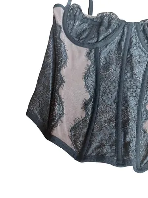 Urban Outfitters Out From Under Modern Love Corset Top Shirt Blouse Size Small thumbnail 6
